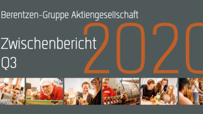 Berentzen-Gruppe Aktiengesellschaft veröffentlicht Zwischenbericht Q3/2020