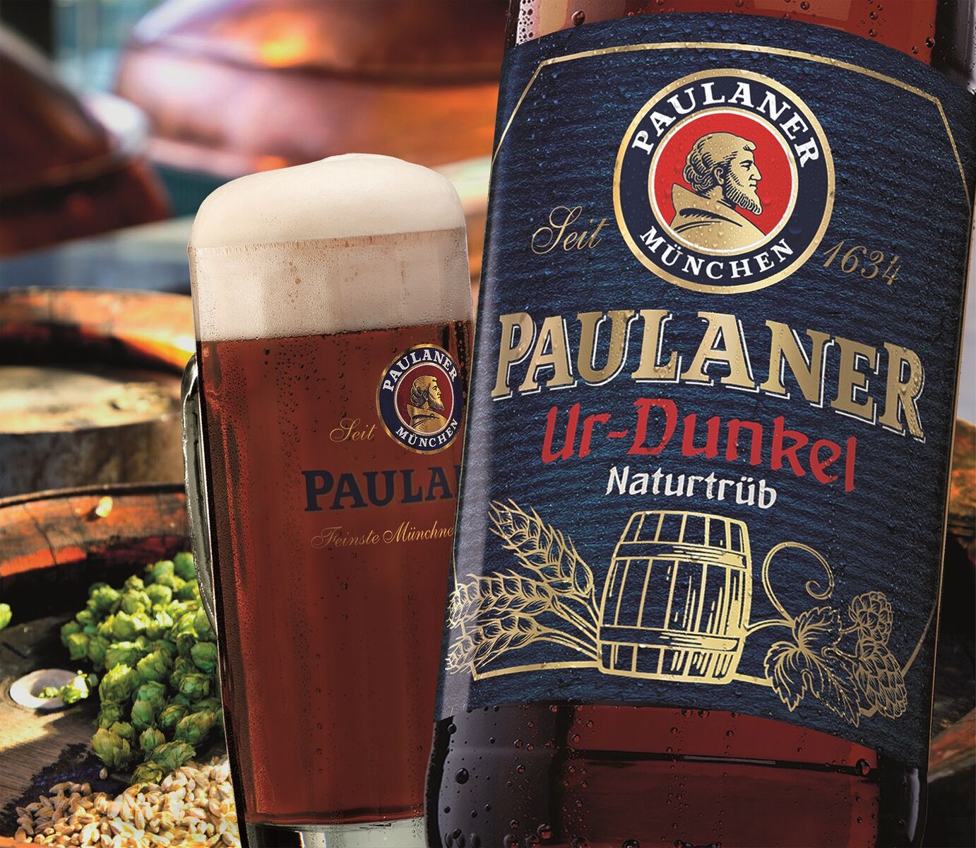 Verfeinerte Rezeptur: Das neue Paulaner Ur-Dunkel Naturtrüb