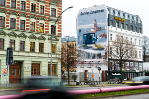 Foto: Mural „Auf das Zusammen”