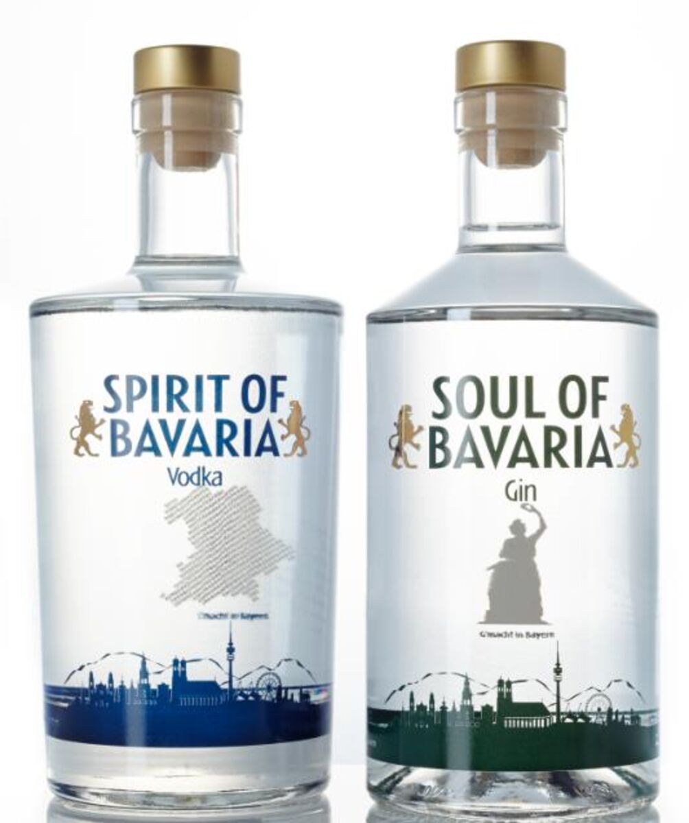 Vodka und Gin: SPIRIT & SOUL of Bavaria 2-fach gebrannt und von Hand abgefüllt in höchster Reinheit
