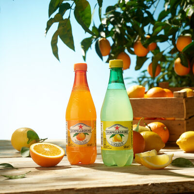 "Limonata" und "Aranciata" ab sofort auch in der 50cl PET-Flasche