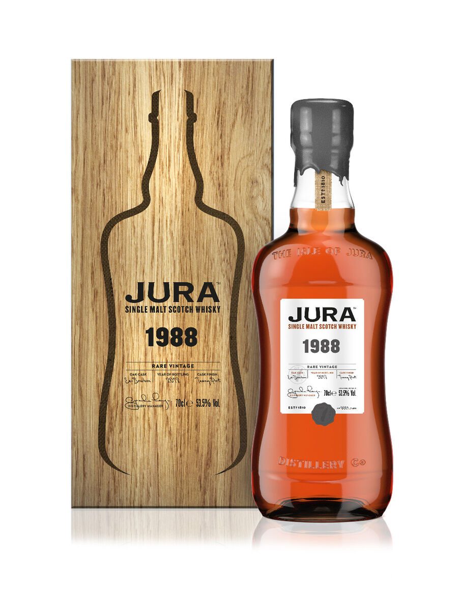  JURA Whisky stellt die limitierte Abfüllung „Rare Vintage 1988“ vor