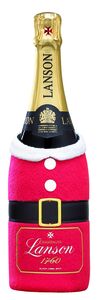 Lanson Black Label im Santa-Look