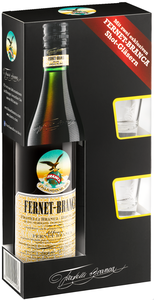 Fernet-Branca Geschenkbox mit Shotgläsern