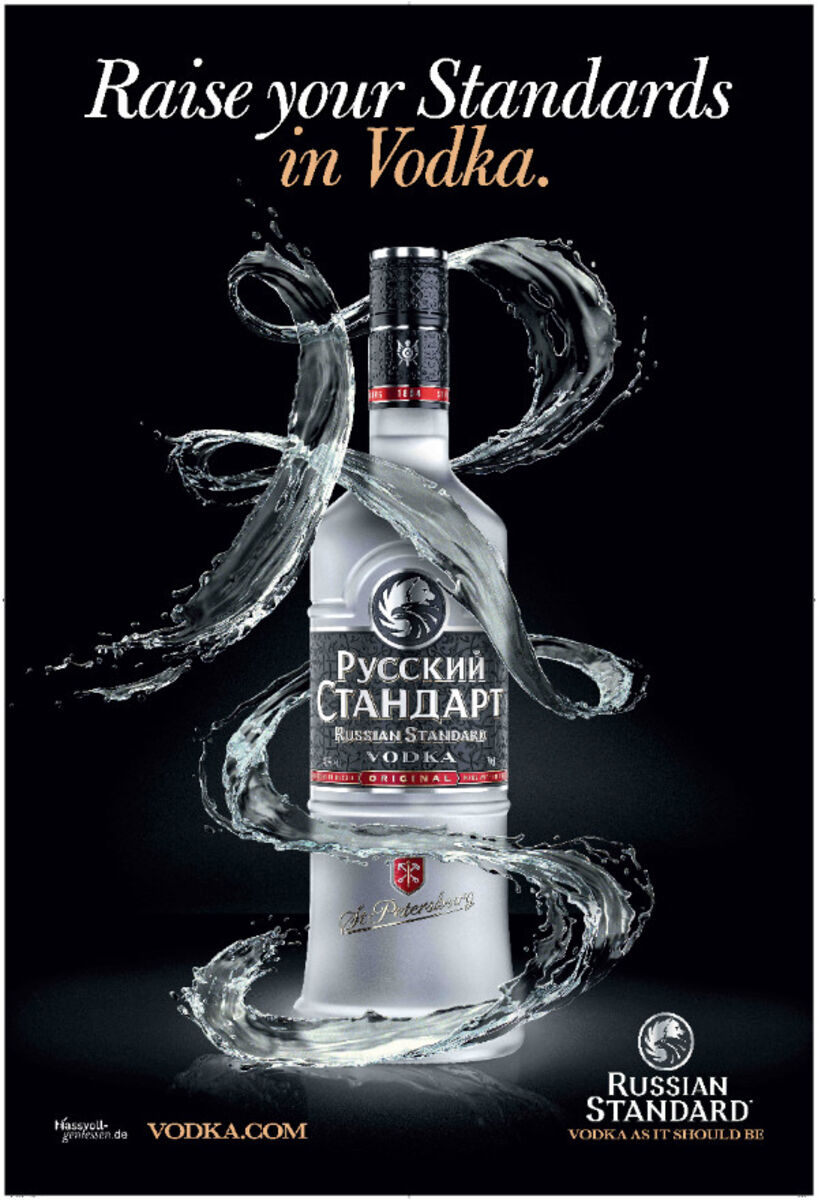 Russian Standard Vodka OOH-Kampagne Russian Standard Vodka führt Out-of-Home- und Digital-Kampagne im März deutschlandweit fort und wirbt erstmals auf Amazon Fire TV