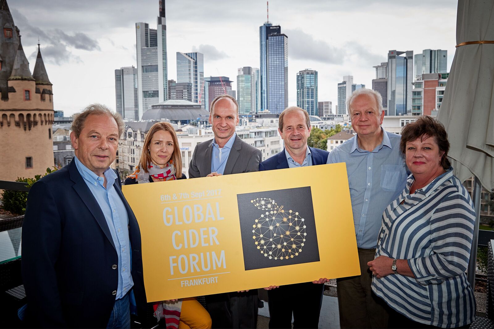 Das Organisationskomitee des Global Cider Forums in Frankfurt Das Organisationskomitee des Global Cider Forums in Frankfurt