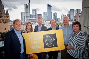 Das Organisationskomitee des Global Cider Forums in Frankfurt 