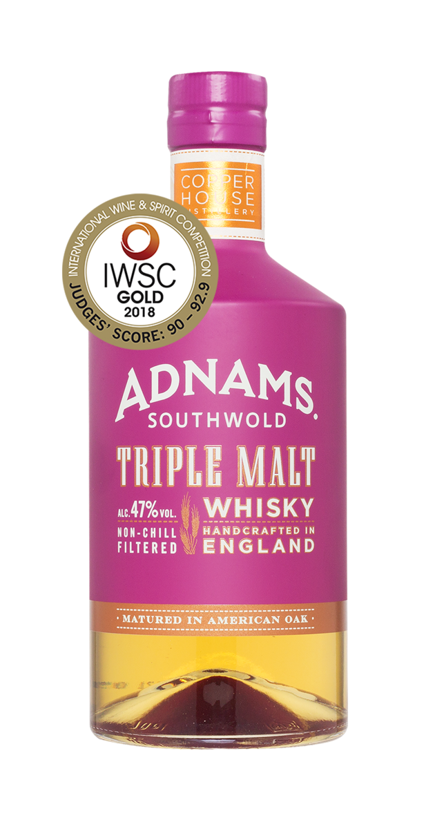 Adnams Triple Malt Whisky erhält Gold-Auszeichnung