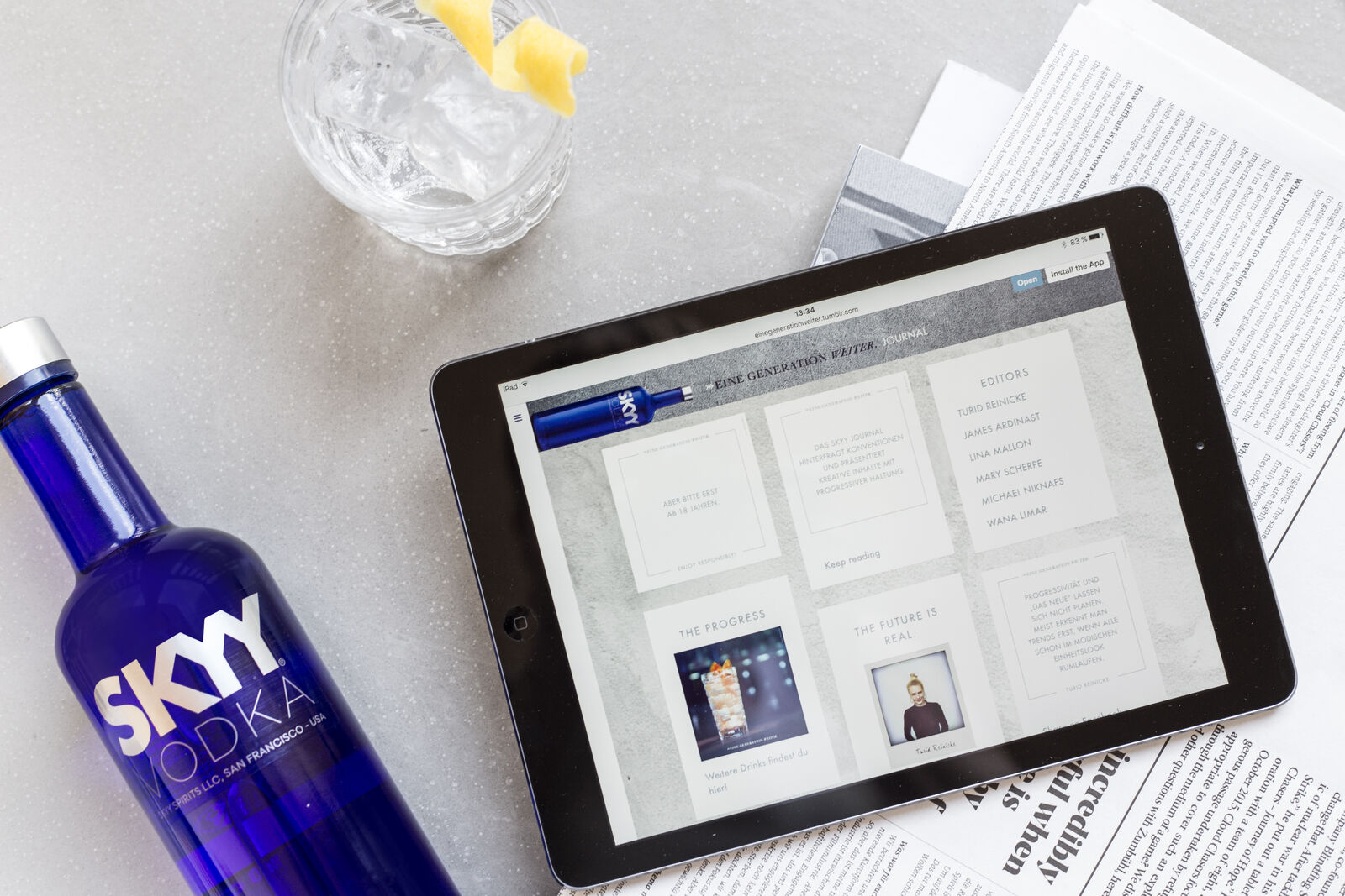 Der Premium-Vodka launcht eigenes Lifestyle-Journal