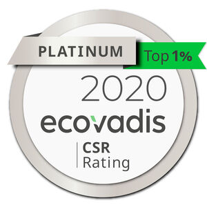 Bild: Platin-Bewertung von EcoVadis