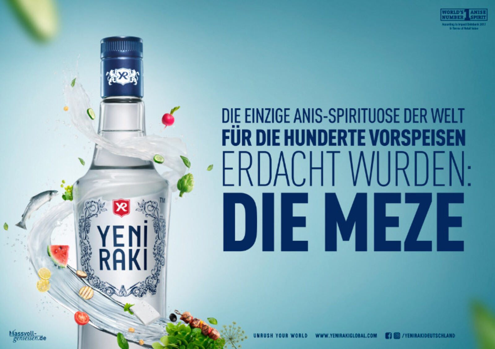 Yeni Rakı OOH-Kampagne bringt Meze-Kultur mit neuem Motiv in deutsche Metropolen