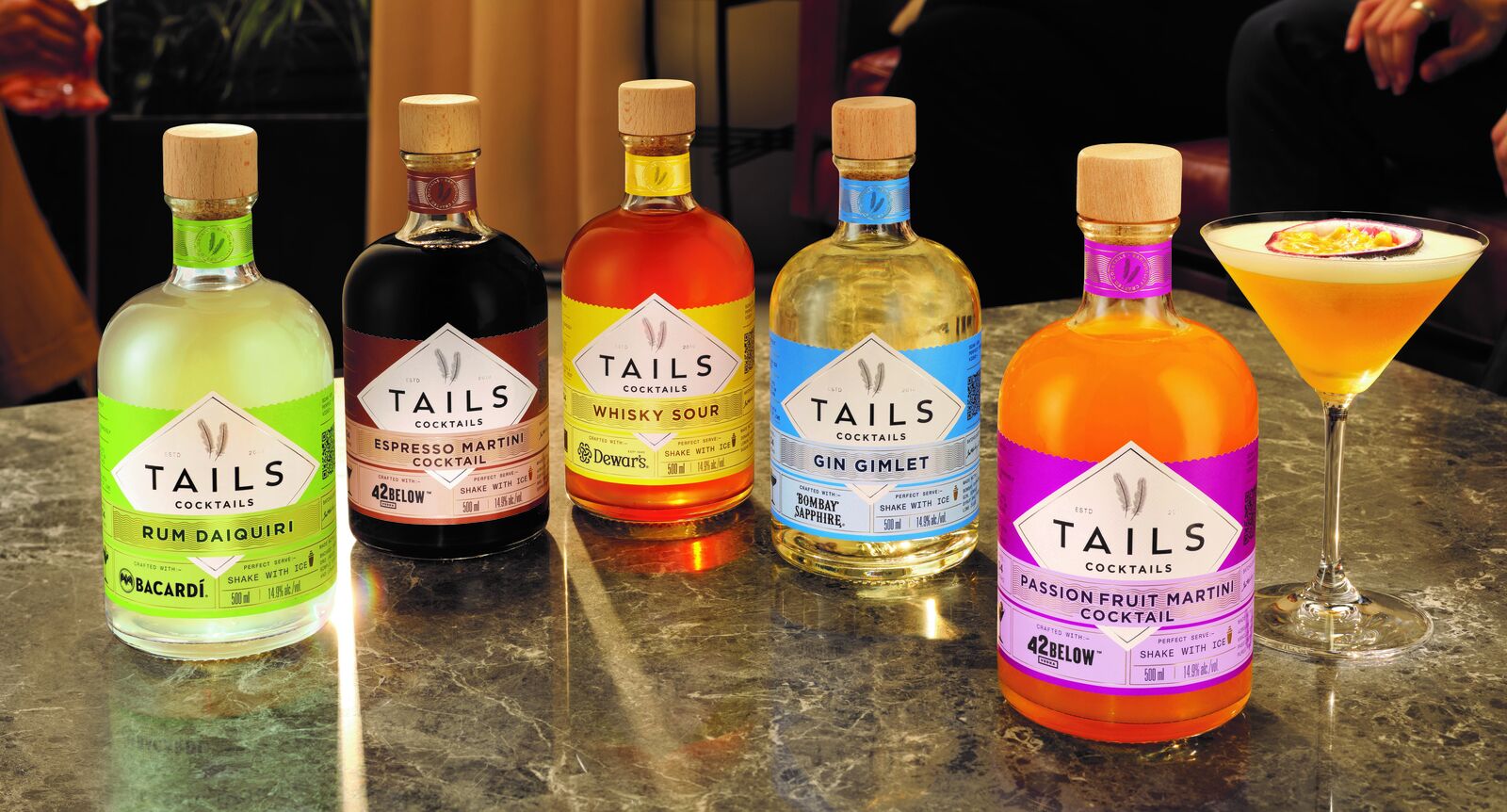 Bacardi bringt mit der Einführung von Tails® die beliebtesten Cocktails nach Haue