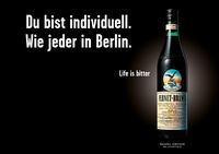 Fernet-Branca „Life is bitter“: Kampagnenmotiv Berlin