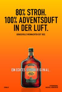Werbemotiv: Stroh Inländer Rum City-Light-Poster