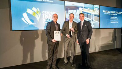 RASTAL SMARTGLASS® gewint den German Innovation Award in Gold
