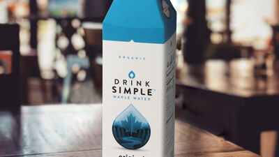 Drink Simple™ Ahornwasser: pflanzlicher Durstlöscher in Combidome-Kartonpackungen von SIG