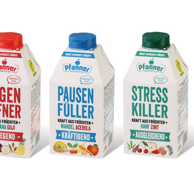On-the-go Convenience für Lifestyle-'Supersäfte' von Pfanner